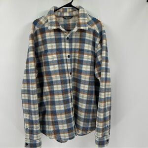 ALPINE DESIGN Shacket Plaid Mens Jacket Shirt Sz M outdoor